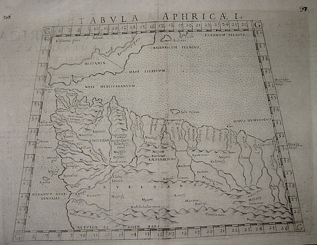 Ruscelli Girolamo (1504-1566) Tabula Aphricae I  1574 Venezia